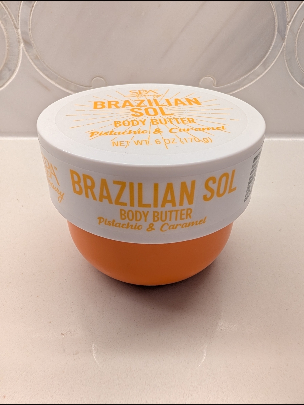 Spa Luxury Brazilian Sol Pistachio & Caramel Body Butter New 6oz - Picture 3 of 6